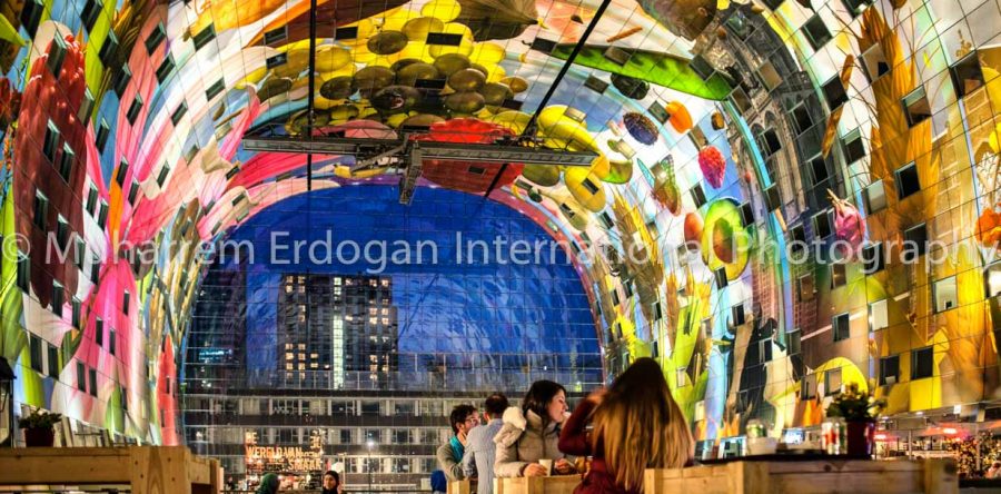 Inside Markthal, Rotterdam, The Netherlands
