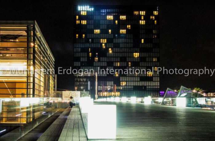 Night Impressions Duesseldorf MedienHafen Germany – 08-05-2015