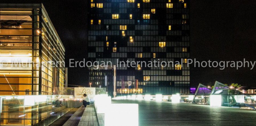 Night Impressions Duesseldorf MedienHafen Germany – 08-05-2015