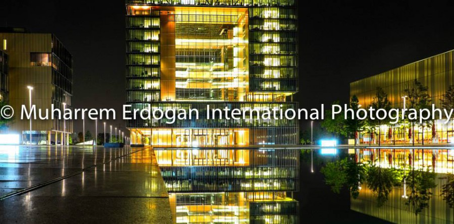 GERMANY – NIGHT IMPRESSIONS – THYSSENKRUPP QUARTIER –  11-08-2015